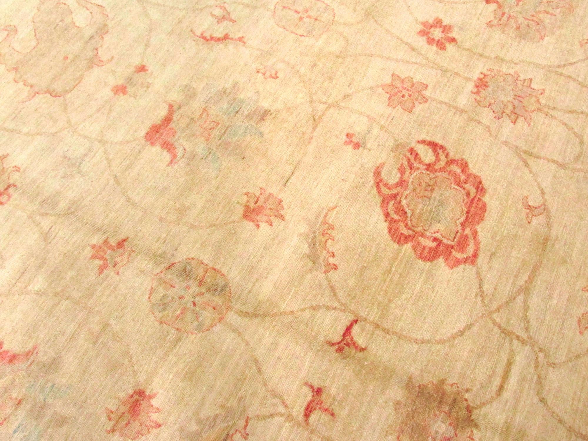 15' 7 x 23' Hand Knotted Peshawar Ziegler Oriental Rug