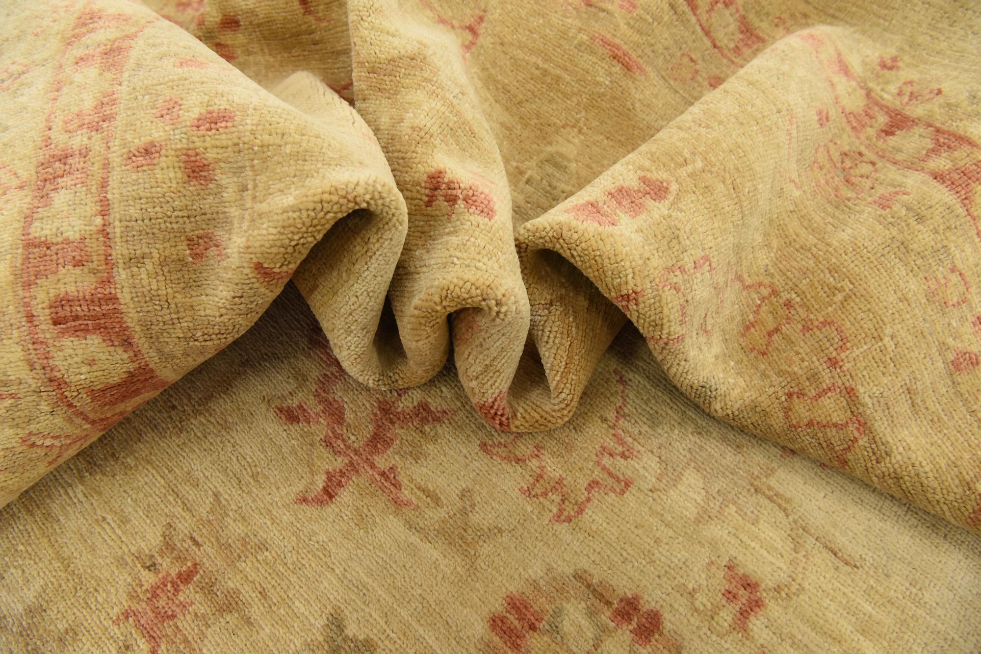16' 3 x 22' 11 Hand Knotted Peshawar Ziegler Oriental Rug