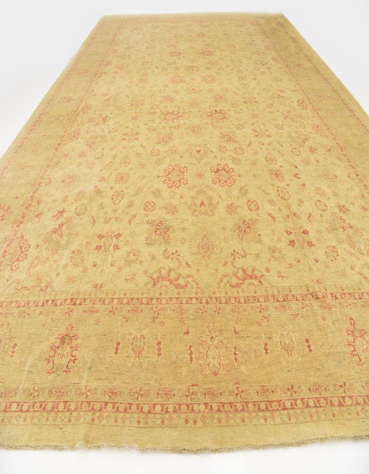 Detail image of 16' 3 x 22' 11  Hand Knotted Peshawar Ziegler Oriental Rug