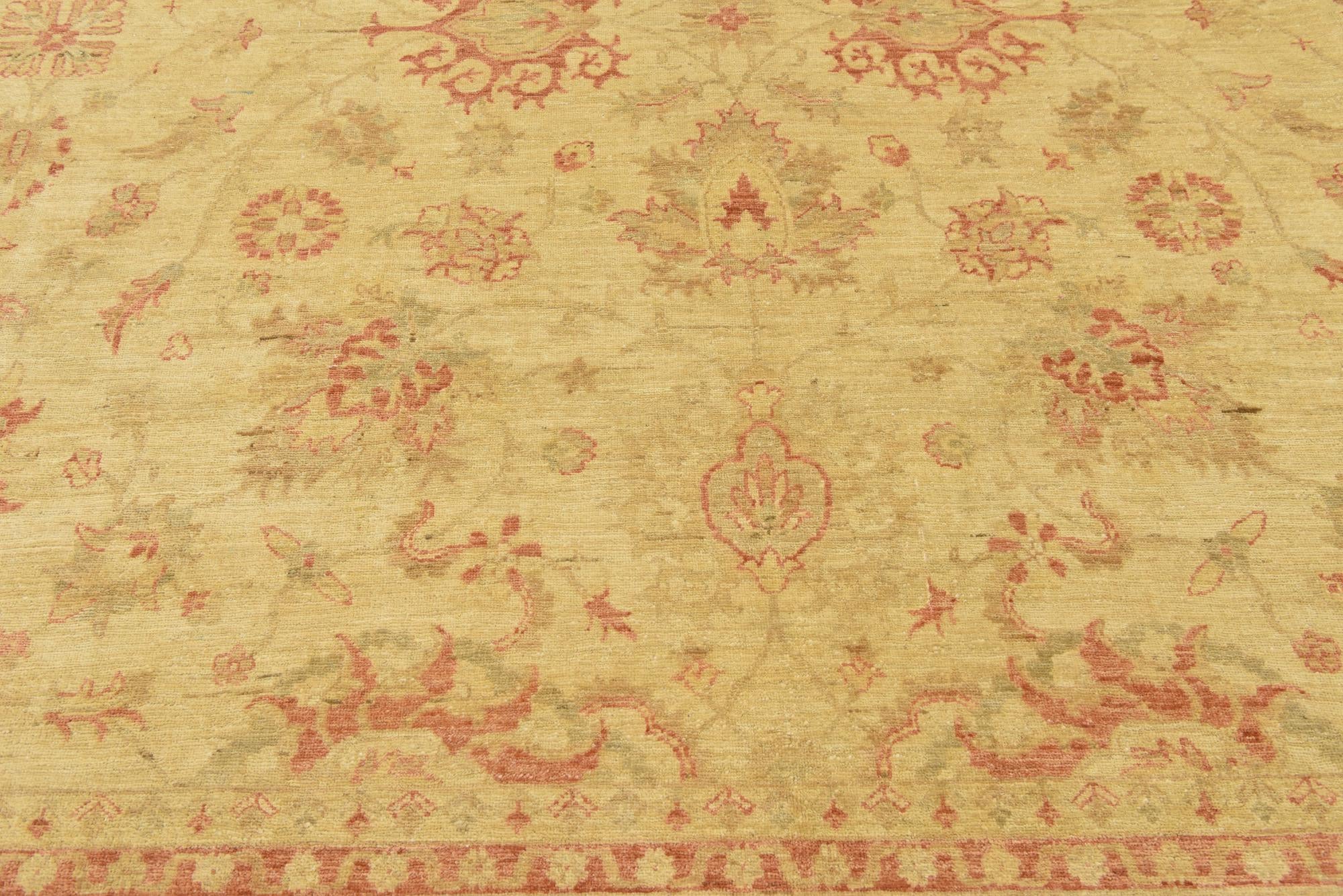16' 3 x 22' 11 Hand Knotted Peshawar Ziegler Oriental Rug