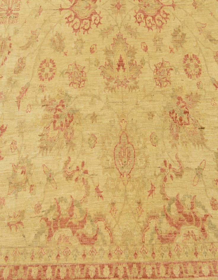 Detail image of 16' 3 x 22' 11  Hand Knotted Peshawar Ziegler Oriental Rug
