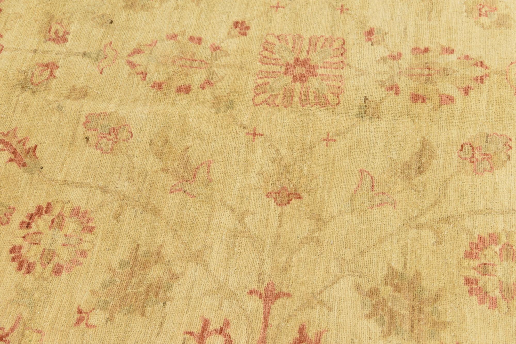 16' 3 x 22' 11 Hand Knotted Peshawar Ziegler Oriental Rug