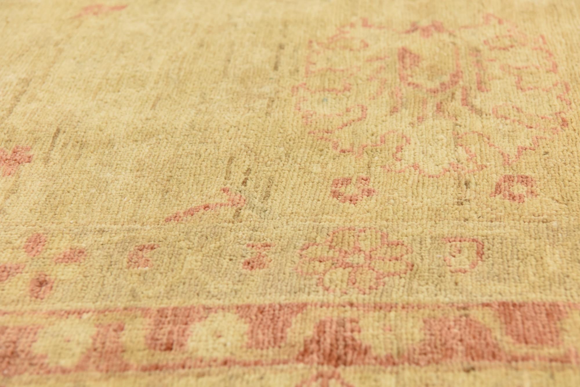 16' 3 x 22' 11 Hand Knotted Peshawar Ziegler Oriental Rug