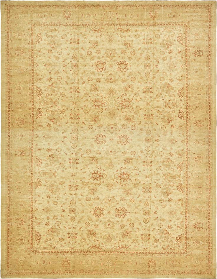 Detail image of 16' 3 x 22' 11 Hand Knotted Peshawar Ziegler Oriental Rug