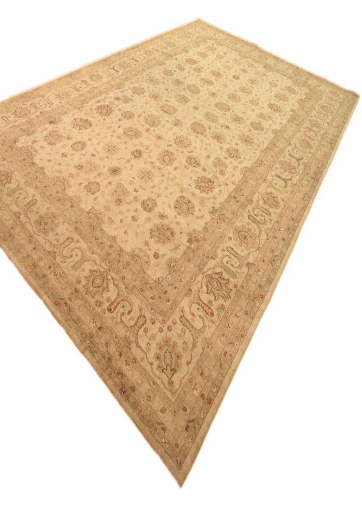 15' 3 x 23' 8 Hand Knotted Peshawar Ziegler Oriental Rug