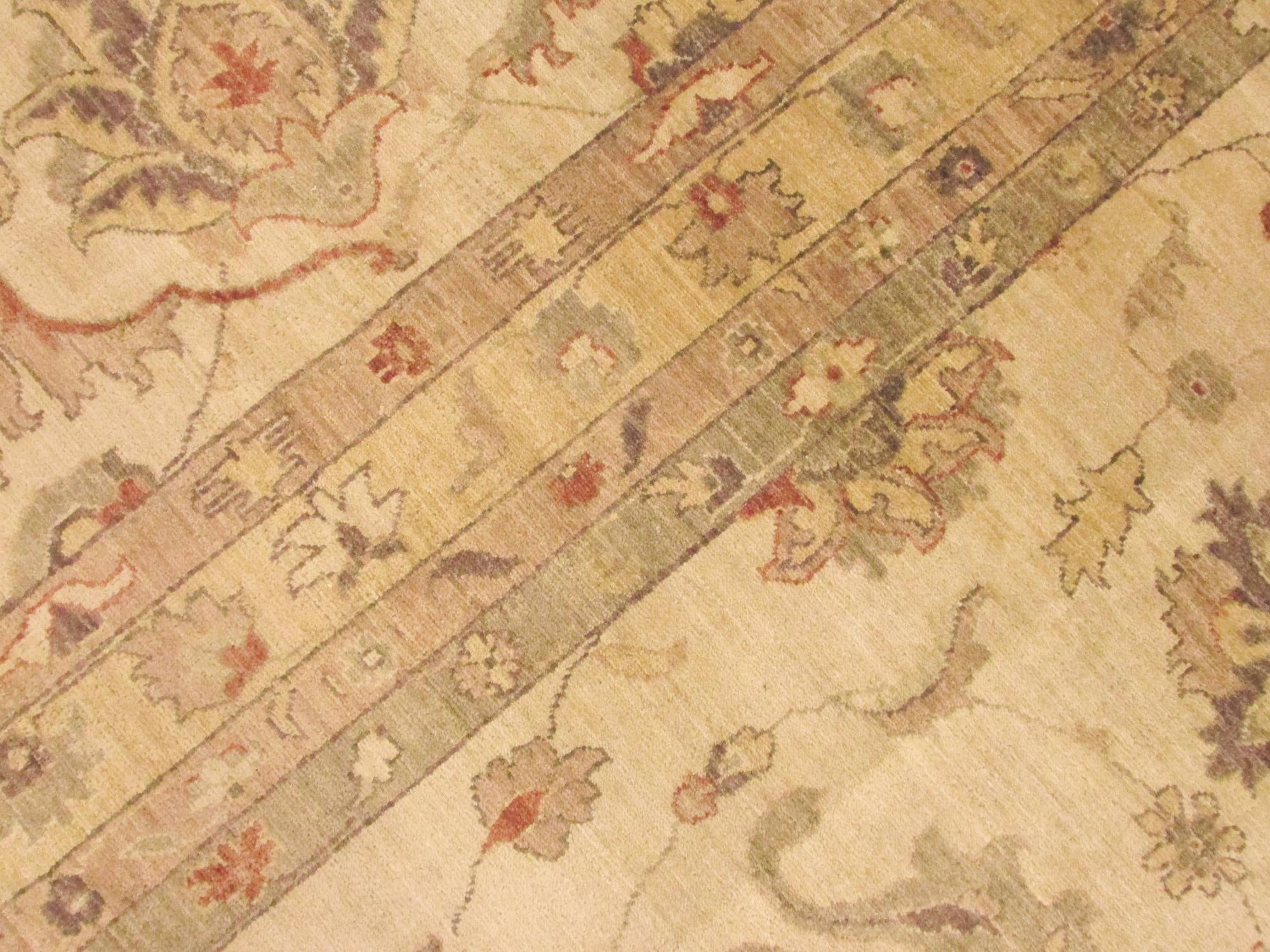 15' 3 x 23' 8 Hand Knotted Peshawar Ziegler Oriental Rug