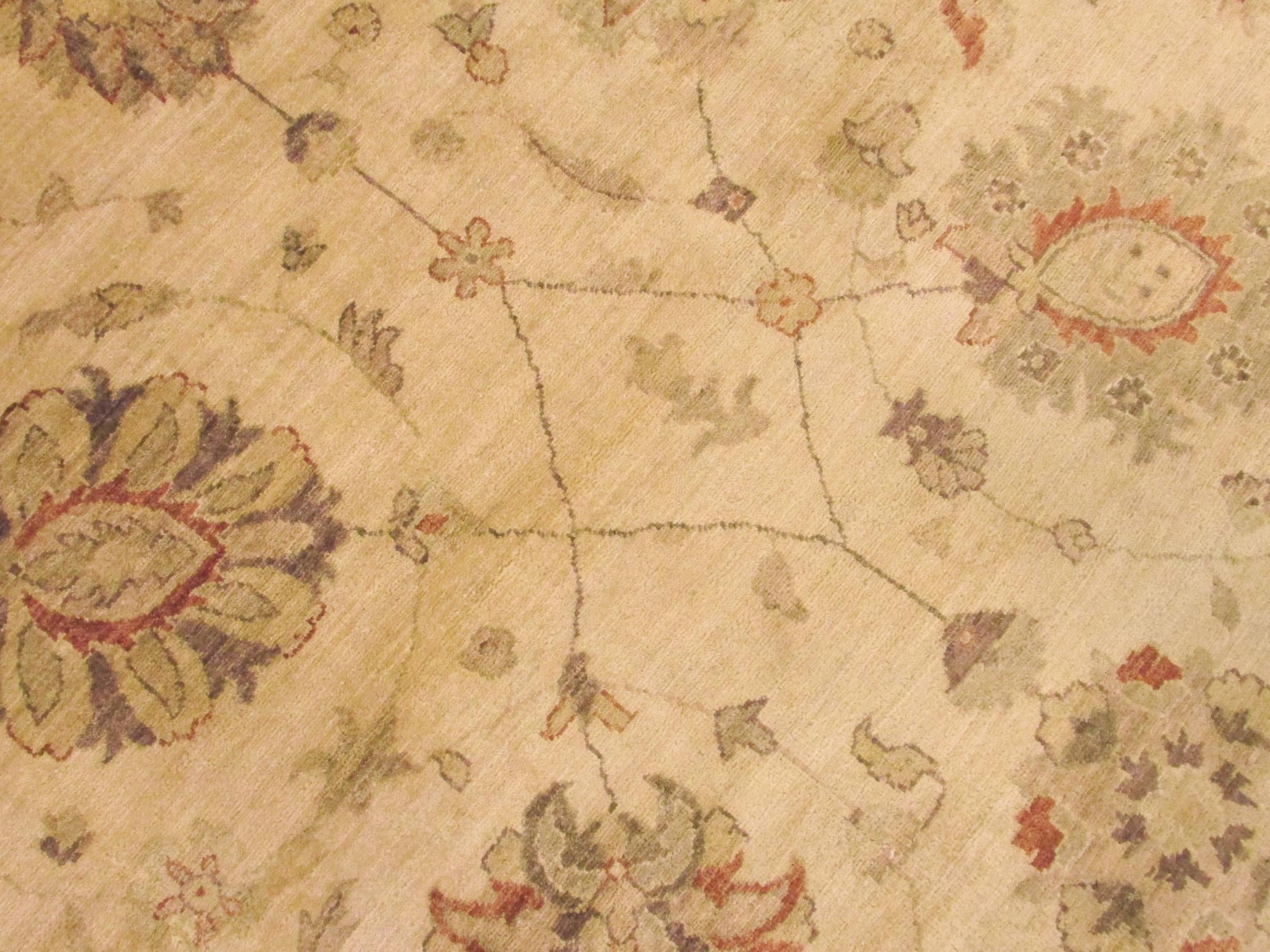 15' 3 x 23' 8 Hand Knotted Peshawar Ziegler Oriental Rug