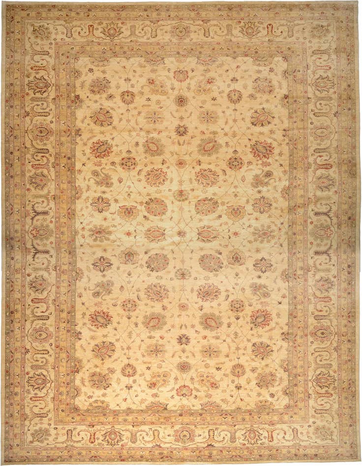 Detail image of 15' 3 x 23' 8 Hand Knotted Peshawar Ziegler Oriental Rug