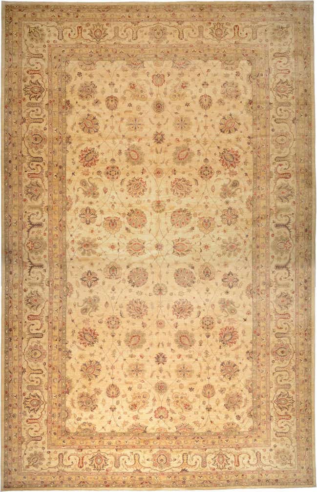 15' 3 x 23' 8 Hand Knotted Peshawar Ziegler Oriental Rug