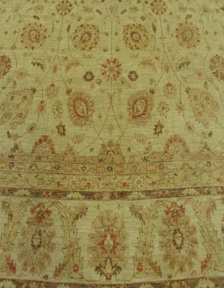 Detail image of 15' x 23' 4  Hand Knotted Peshawar Ziegler Oriental Rug