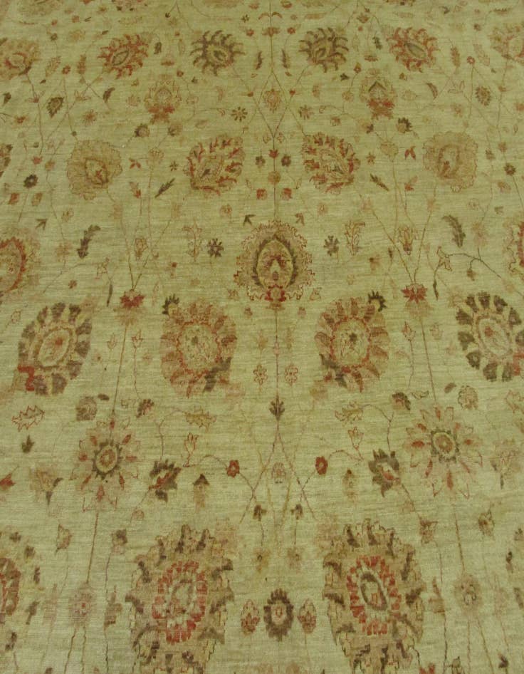 Detail image of 15' x 23' 4  Hand Knotted Peshawar Ziegler Oriental Rug