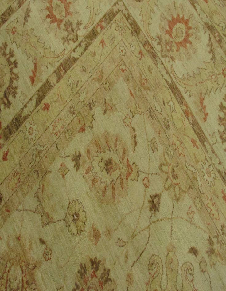 Detail image of 15' x 23' 4  Hand Knotted Peshawar Ziegler Oriental Rug