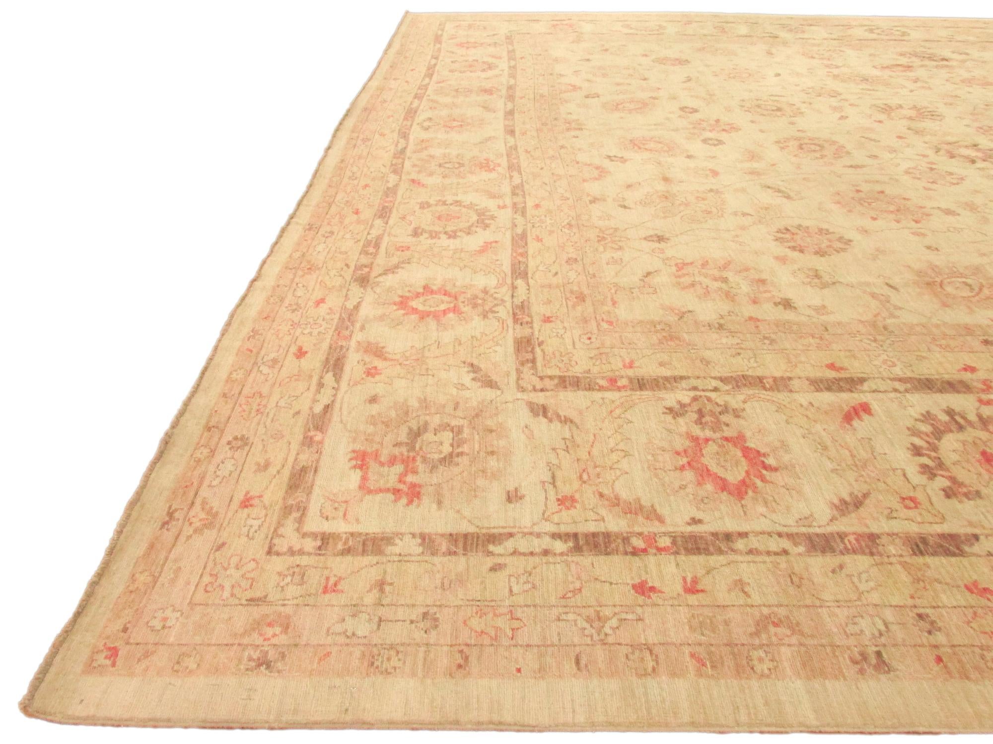 15' x 23' 4 Hand Knotted Peshawar Ziegler Oriental Rug