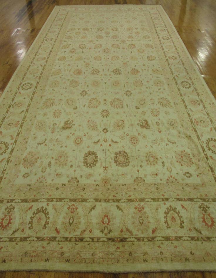 Detail image of 15' x 23' 4  Hand Knotted Peshawar Ziegler Oriental Rug