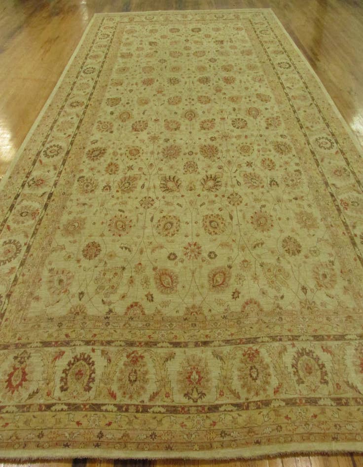 Detail image of 15' x 23' 4  Hand Knotted Peshawar Ziegler Oriental Rug