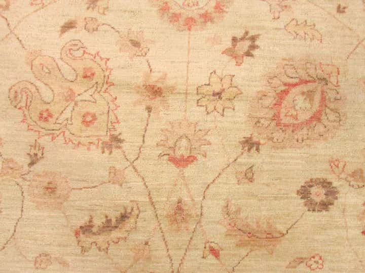 455cm x 710cm Noué main Peshawar Ziegler Tapis Oriental