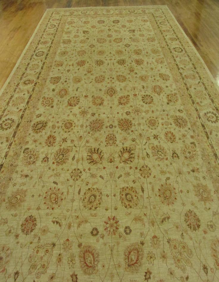 Detail image of 15' x 23' 4  Hand Knotted Peshawar Ziegler Oriental Rug