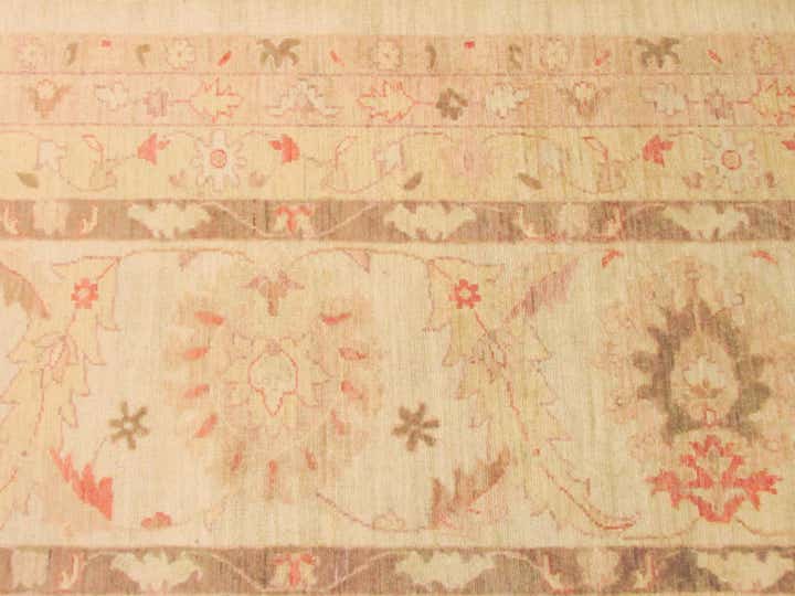 455cm x 710cm Noué main Peshawar Ziegler Tapis Oriental