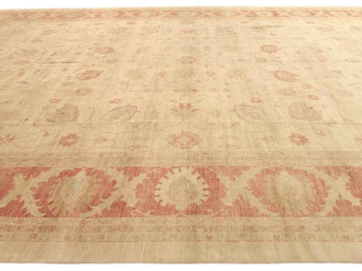 Detail image of 15' 7 x 22' 8 Hand Knotted Peshawar Ziegler Oriental Rug