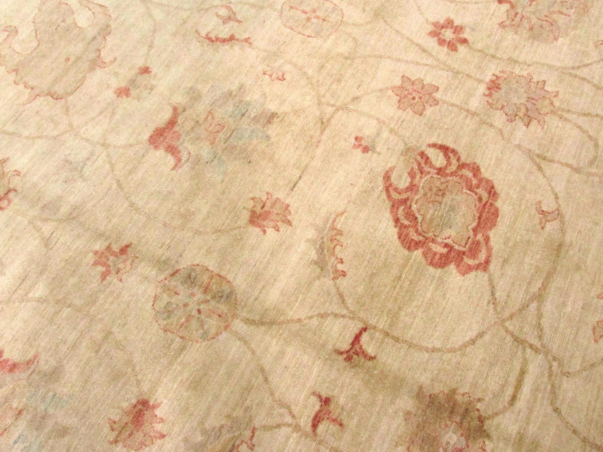 15' 7 x 22' 8 Hand Knotted Peshawar Ziegler Oriental Rug