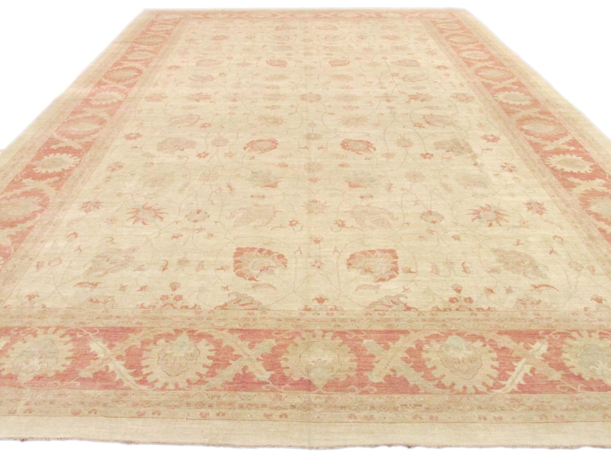 16' 6 x 22' 8 Hand Knotted Peshawar Ziegler Oriental Rug