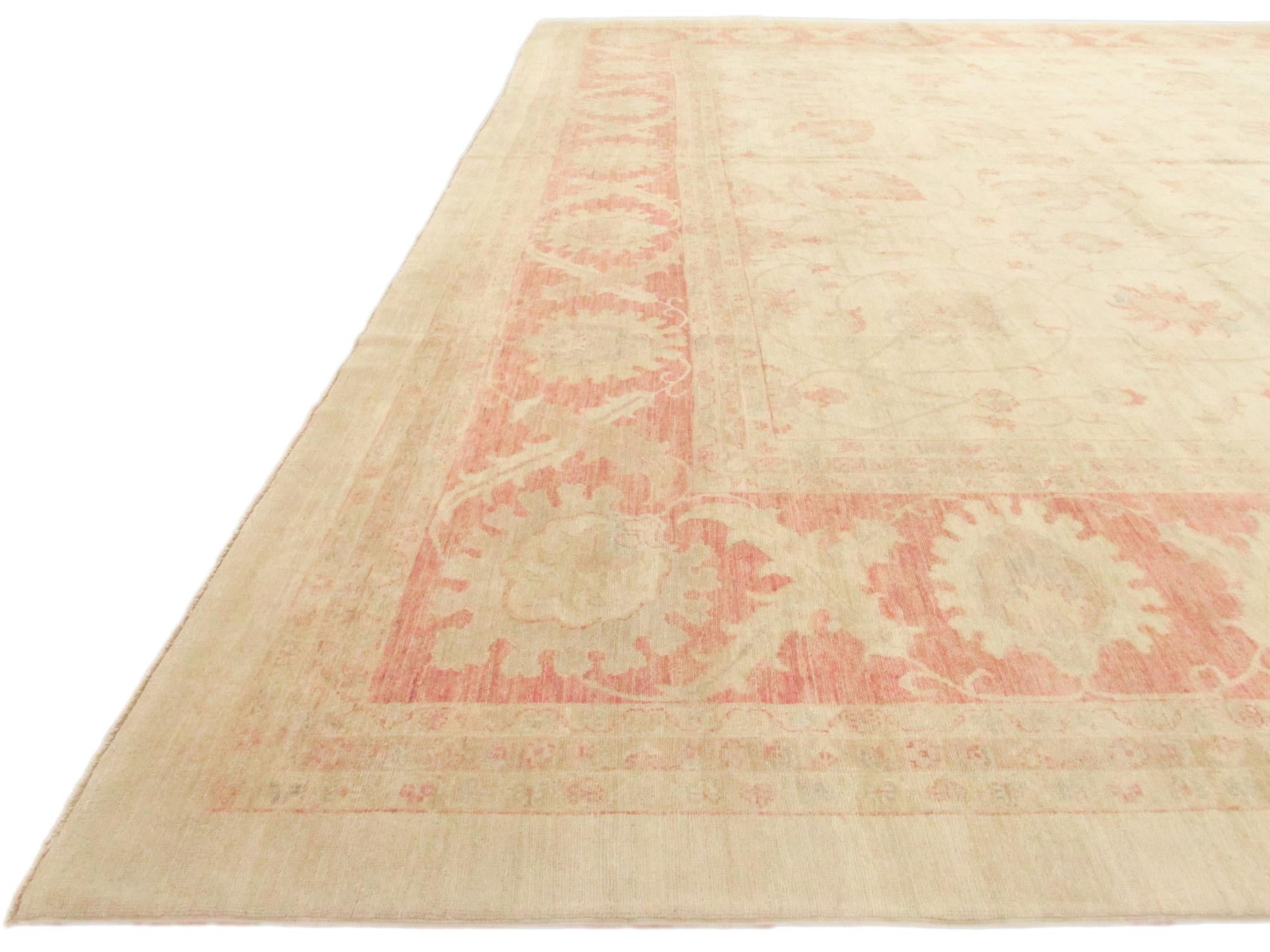 16' 6 x 22' 8 Hand Knotted Peshawar Ziegler Oriental Rug