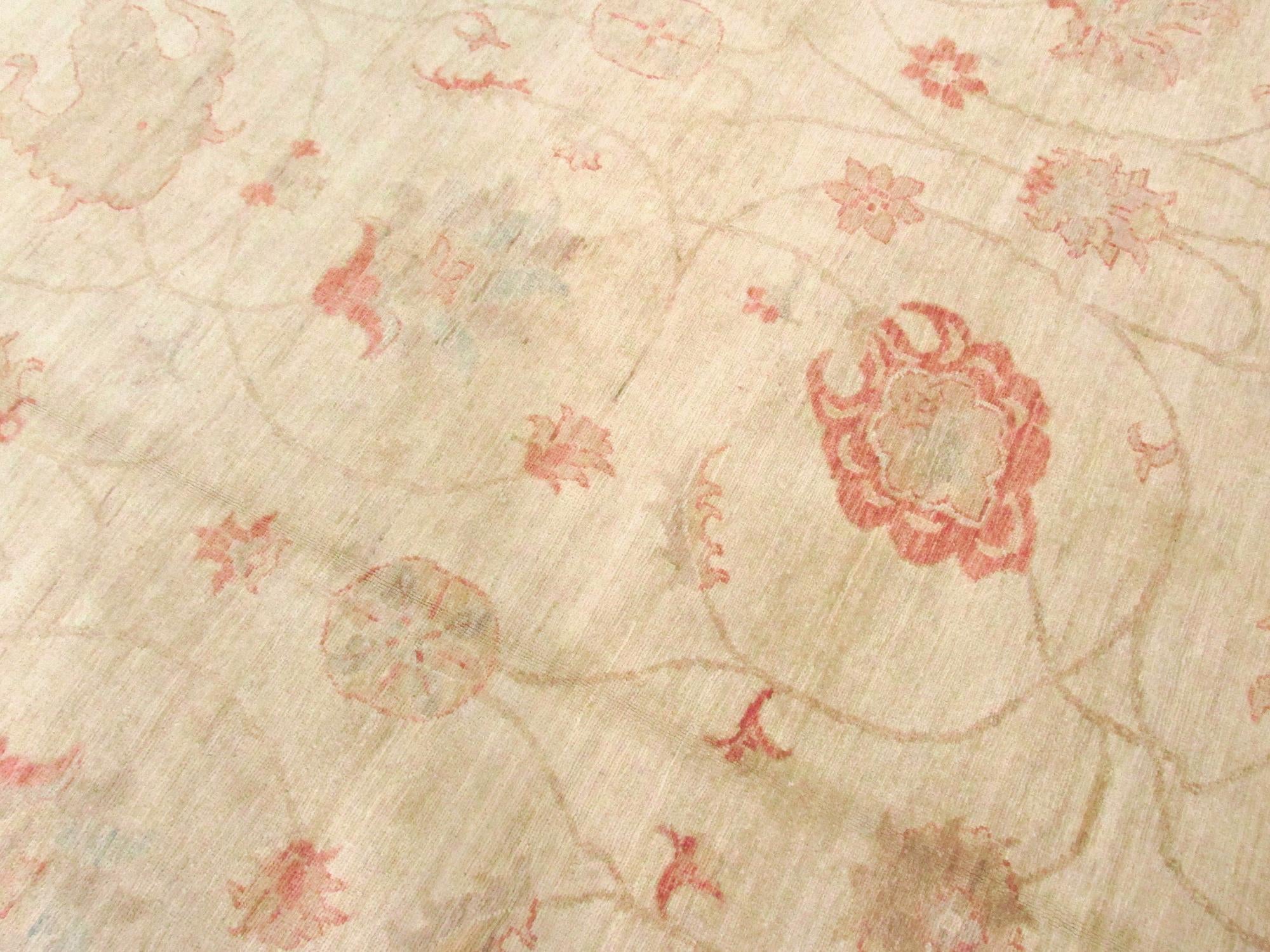 16' 6 x 22' 8 Hand Knotted Peshawar Ziegler Oriental Rug