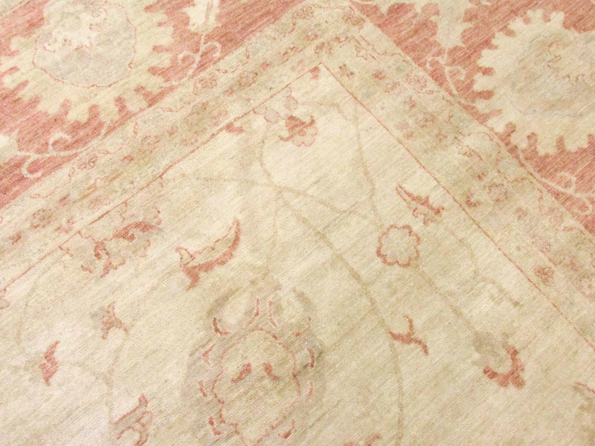 16' 6 x 22' 8 Hand Knotted Peshawar Ziegler Oriental Rug