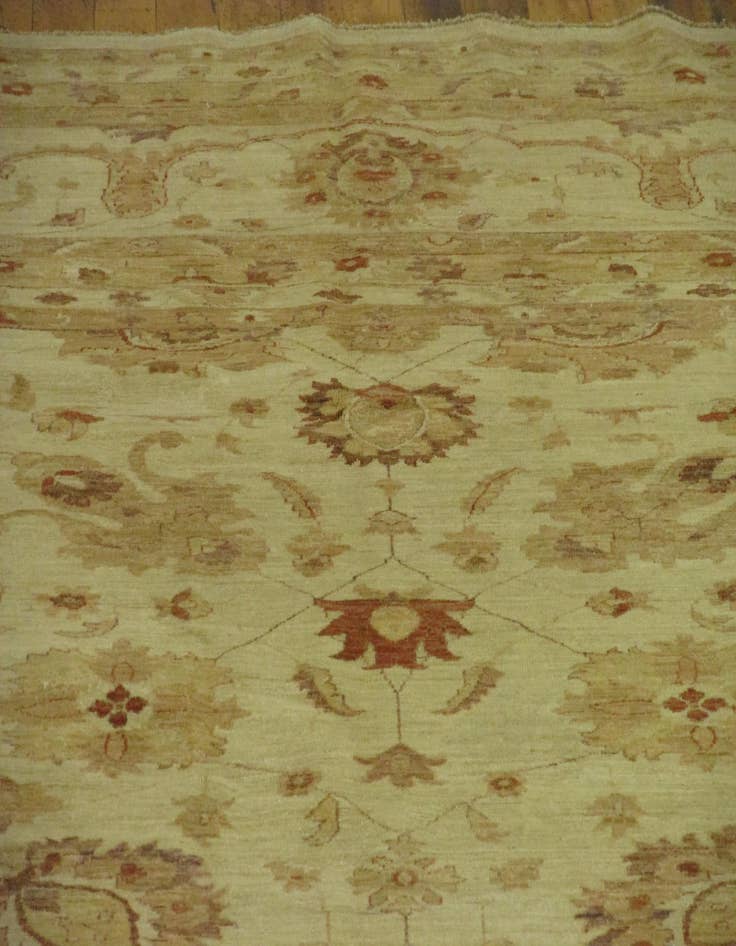 Detail image of 16' 11 x 25' 6  Hand Knotted Peshawar Ziegler Oriental Rug