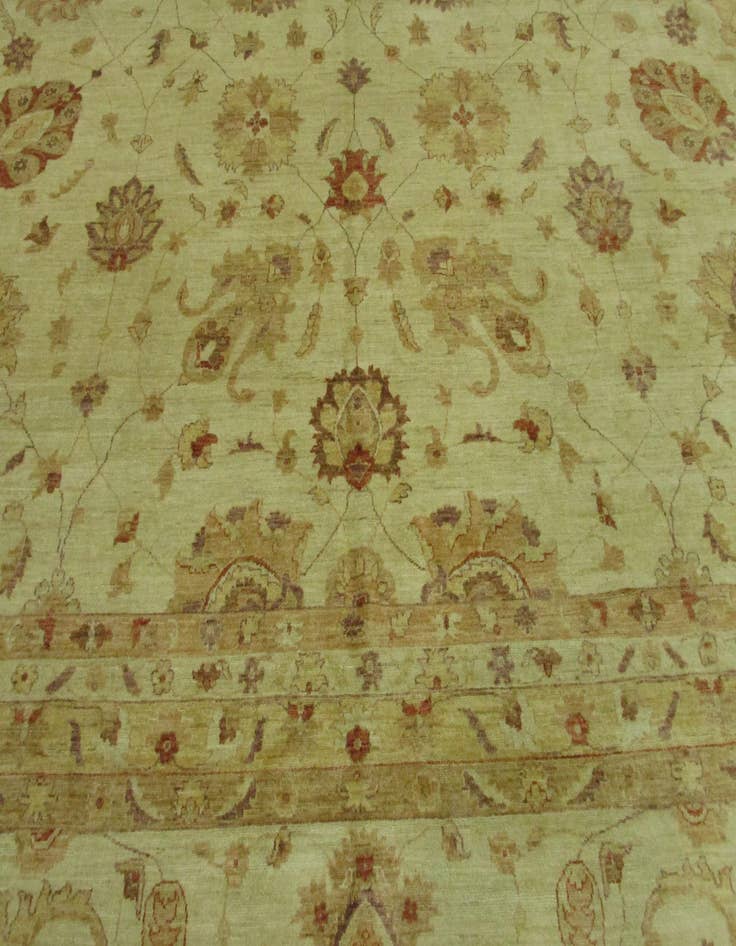 Detail image of 16' 11 x 25' 6  Hand Knotted Peshawar Ziegler Oriental Rug