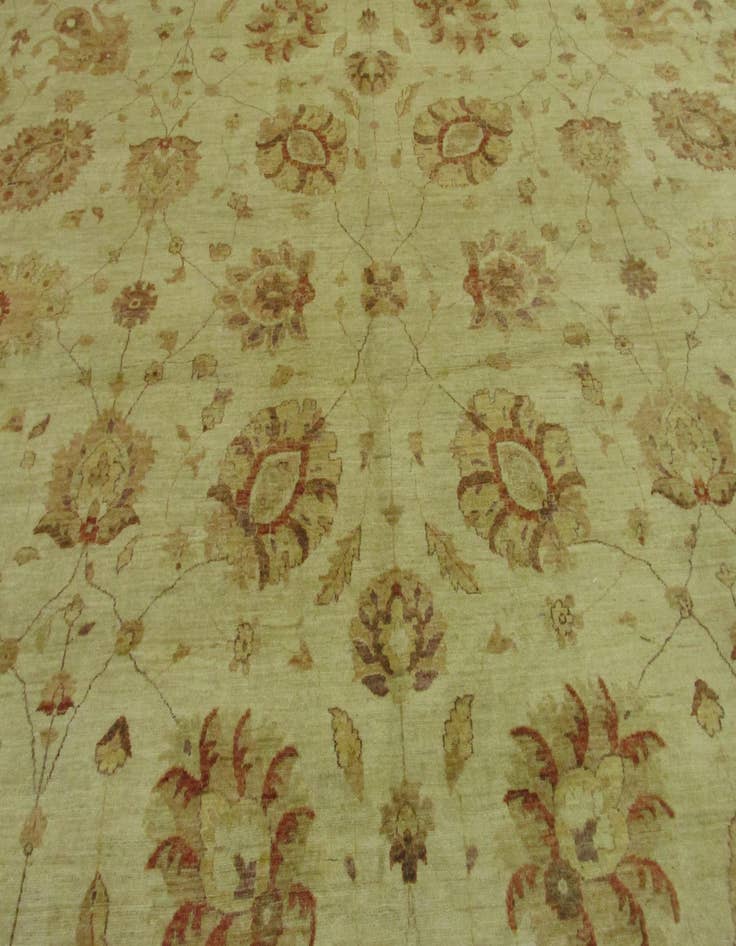 Detail image of 16' 11 x 25' 6  Hand Knotted Peshawar Ziegler Oriental Rug