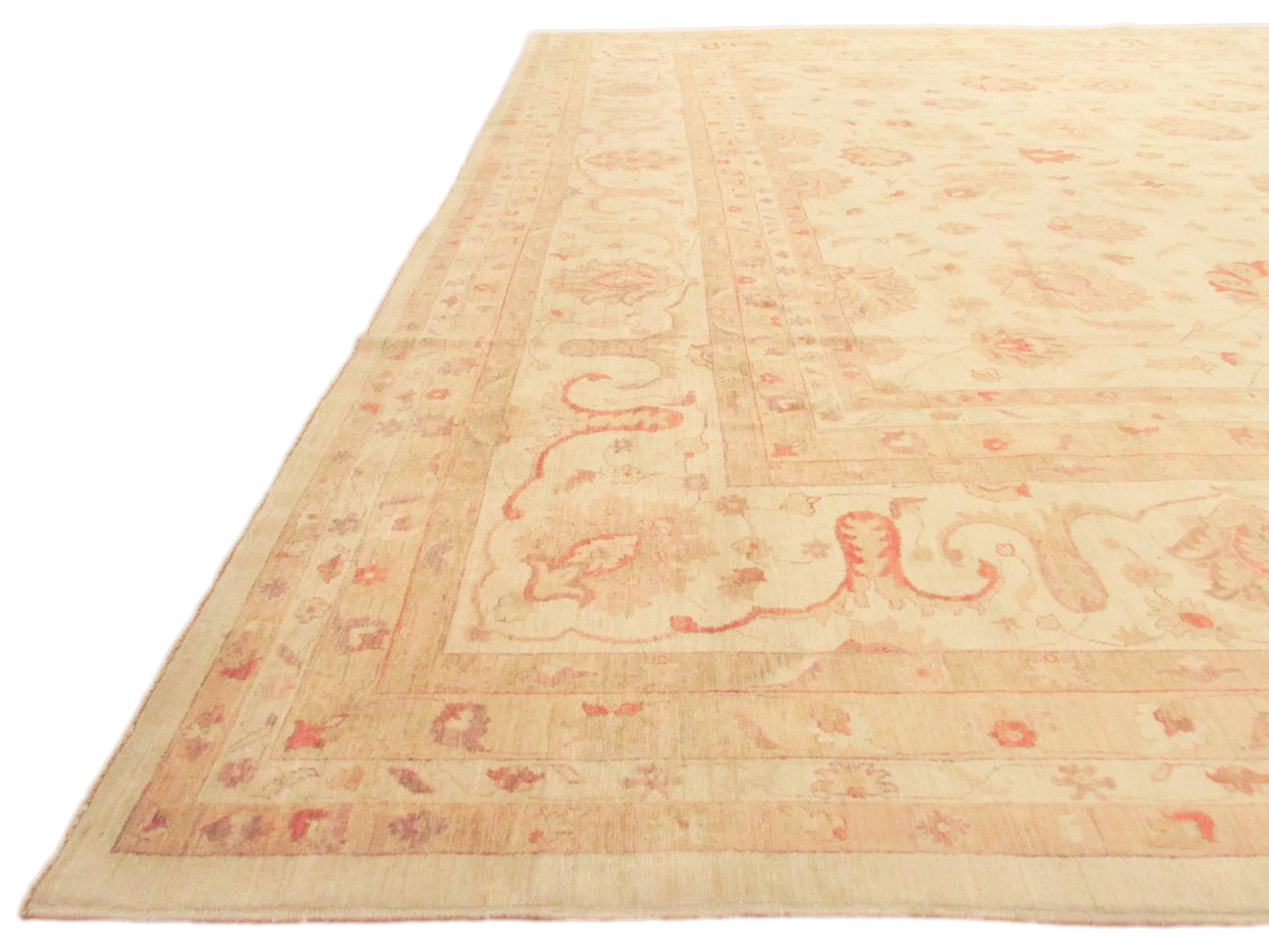 16' 11 x 25' 6 Hand Knotted Peshawar Ziegler Oriental Rug