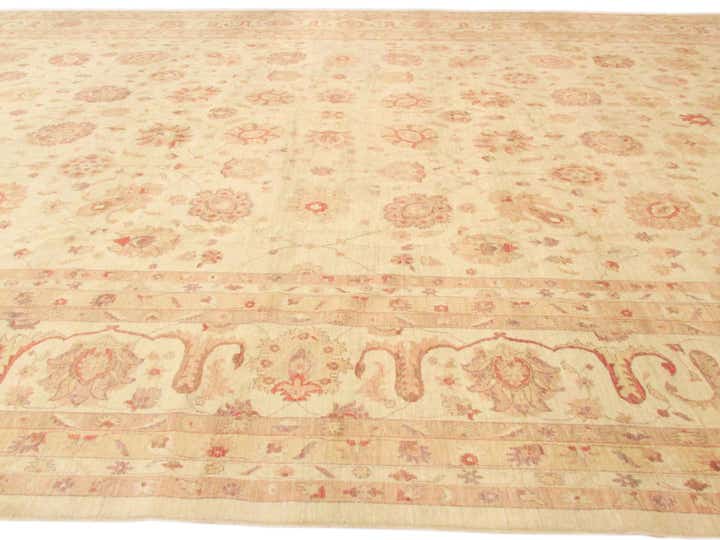 16' 11 x 25' 6 Hand Knotted Peshawar Ziegler Oriental Rug
