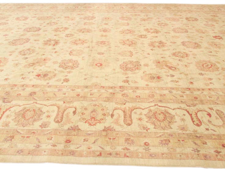 Detail image of 16' 11 x 25' 6 Hand Knotted Peshawar Ziegler Oriental Rug