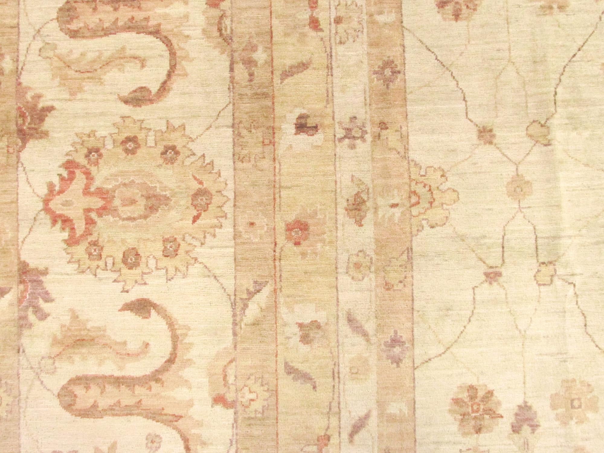 16' 11 x 25' 6 Hand Knotted Peshawar Ziegler Oriental Rug