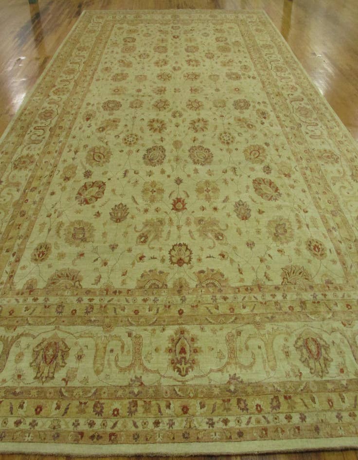 Detail image of 16' 11 x 25' 6  Hand Knotted Peshawar Ziegler Oriental Rug