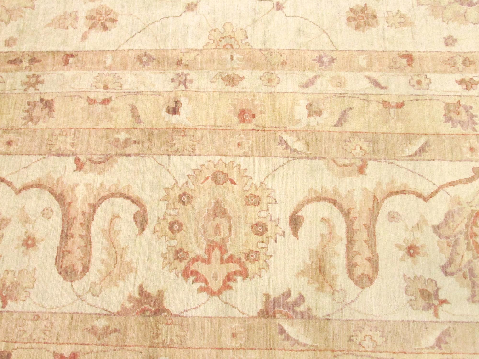 16' 11 x 25' 6 Hand Knotted Peshawar Ziegler Oriental Rug