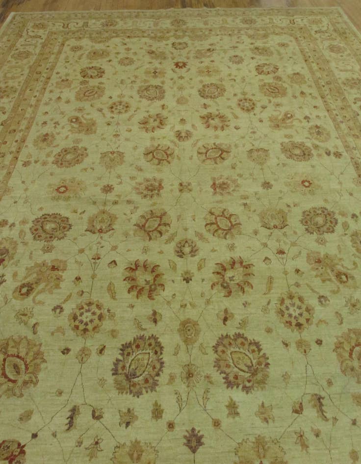 Detail image of 16' 11 x 25' 6  Hand Knotted Peshawar Ziegler Oriental Rug