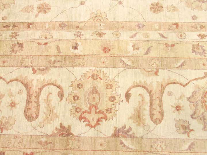 16' 11 x 25' 6 Hand Knotted Peshawar Ziegler Oriental Rug