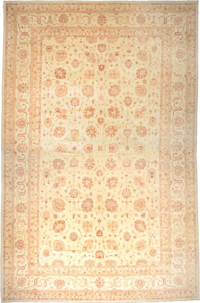 16' 11 x 25' 6 Hand Knotted Peshawar Ziegler Oriental Rug