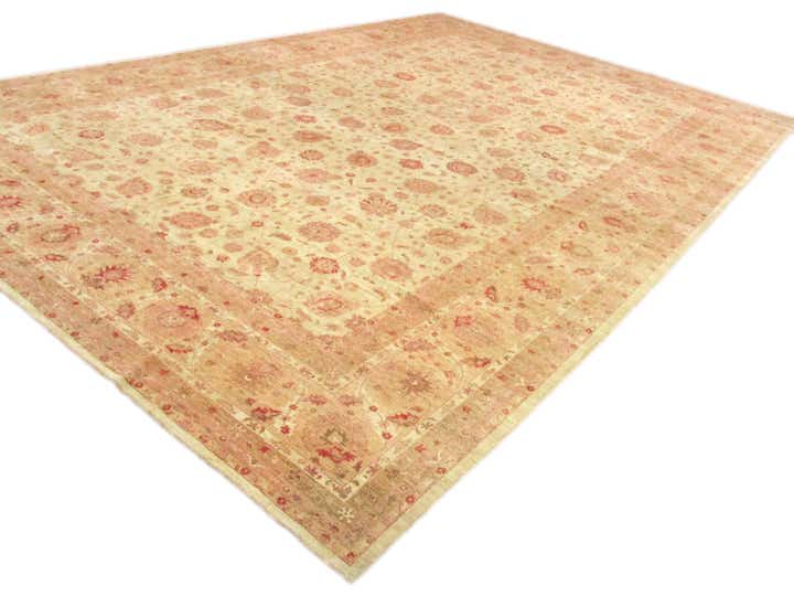 17' x 25' 2 Hand Knotted Peshawar Ziegler Oriental Rug