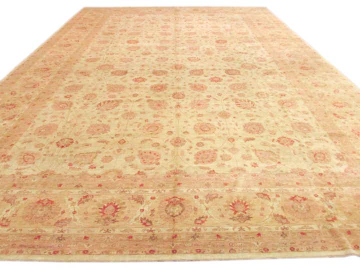 17' x 25' 2 Hand Knotted Peshawar Ziegler Oriental Rug