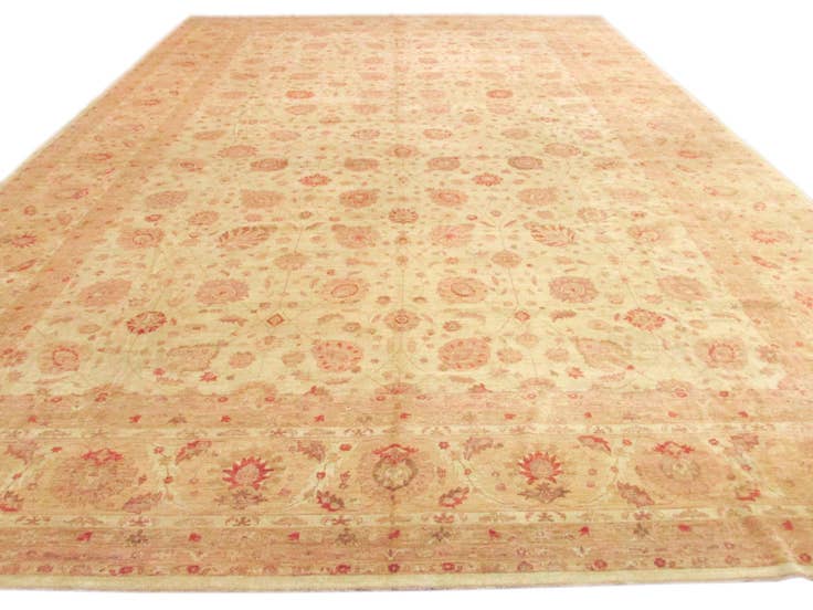 Detail image of 17' x 25' 2 Hand Knotted Peshawar Ziegler Oriental Rug