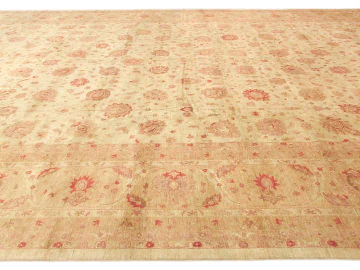 17' x 25' 2 Hand Knotted Peshawar Ziegler Oriental Rug