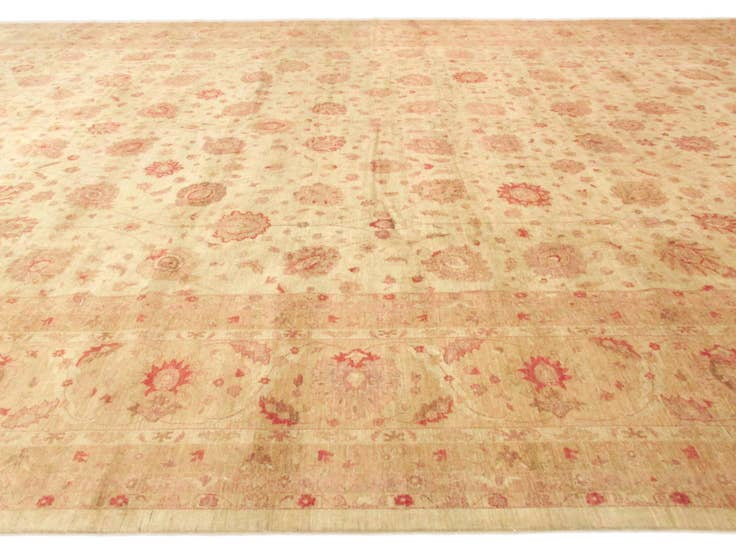 Detail image of 17' x 25' 2 Hand Knotted Peshawar Ziegler Oriental Rug