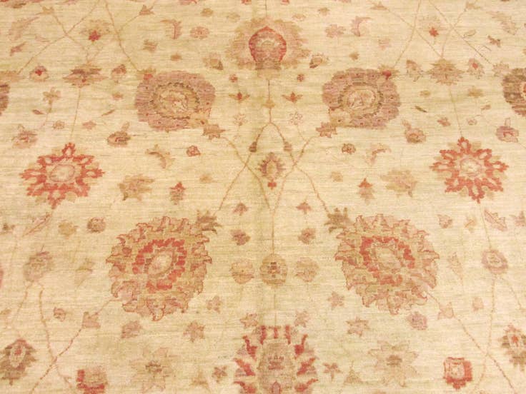 Detail image of 17' x 25' 2 Hand Knotted Peshawar Ziegler Oriental Rug