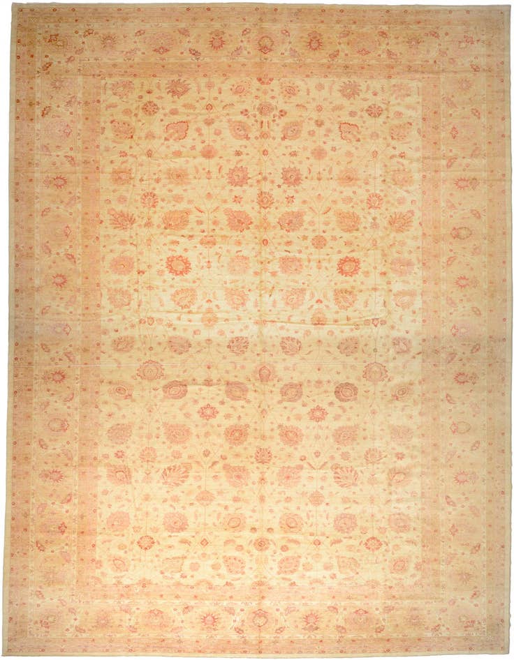 Detail image of 17' x 25' 2 Hand Knotted Peshawar Ziegler Oriental Rug