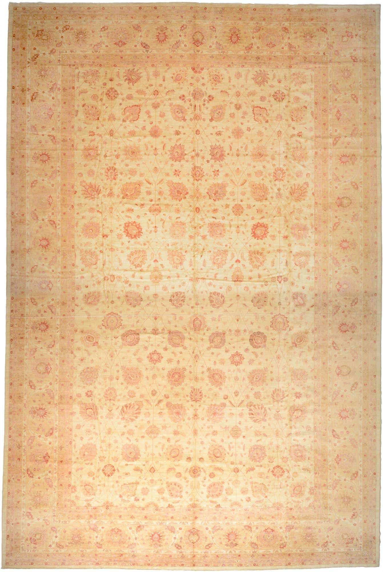 17' x 25' 2 Hand Knotted Peshawar Ziegler Oriental Rug