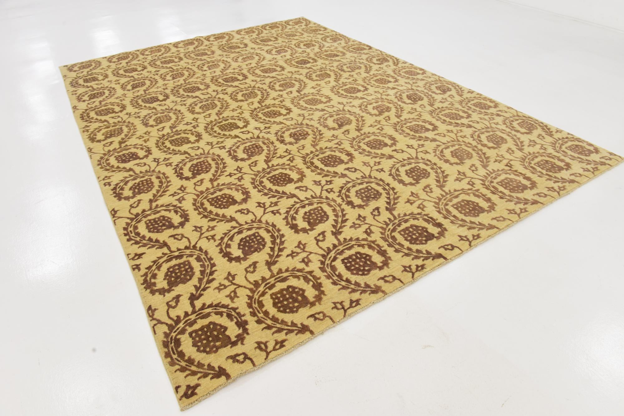 8' x 11' 2 Hand Knotted Peshawar Ziegler Rug