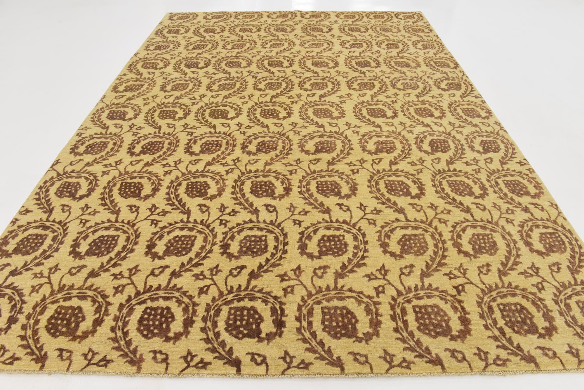 8' x 11' 2 Hand Knotted Peshawar Ziegler Rug